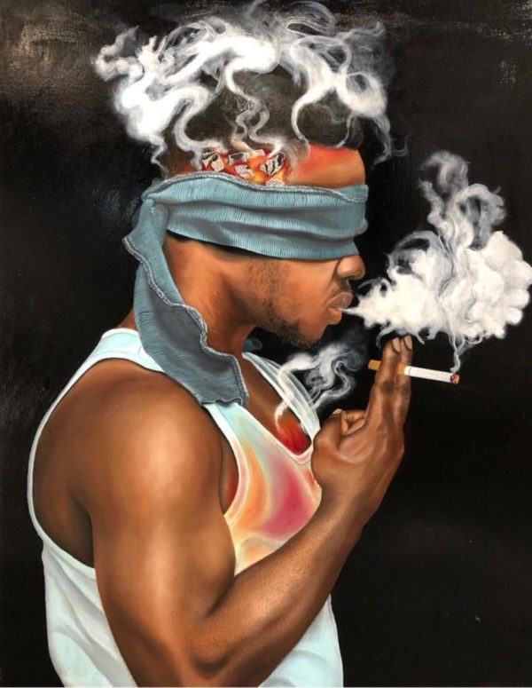 Art Fusion Night (AFN) Artwork - Smoking In Blind Fold